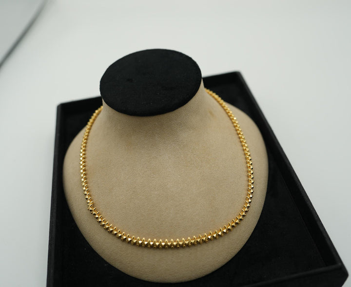 Clash de Spiked Necklace Gold