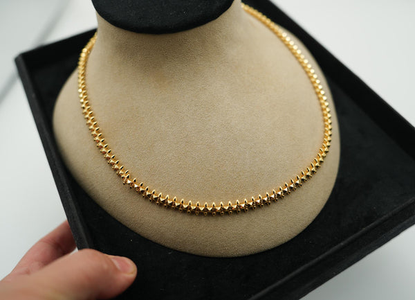 Clash de Spiked Necklace Gold