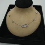 CZ Necklace front view - Bijou Era