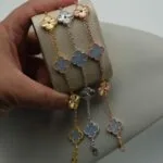 Chalcedony Bracelet front view - Bijou Era