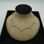 CZ Necklace front view - Bijou Era