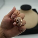 CZ Necklace front view - Bijou Era