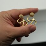 CZ Earrings front view - Bijou Era