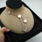 MOP Necklace front view - Bijou Era